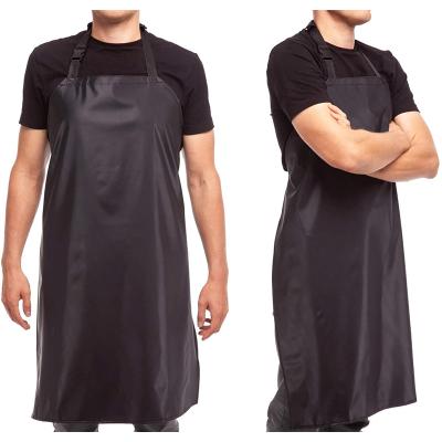 China Good Quality Vinyl Waterproof Rubber Vinyl Apron For Butcher And Cleaning Fish for sale