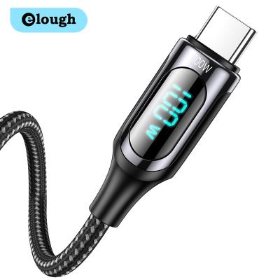 China Digital display for newest power outpur hot-selling wholesale product type c charging usb-c charger highest power 100W palladium fast data cable from china for sale