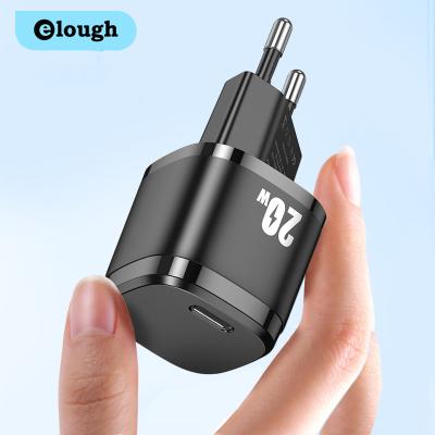 China For Mobile Phone/Laptop/Tablet/Earphone wholesale on stock black and white color palladium fast type 20w qc3.0 mini Eu USA c size wall charger for mobile phone for sale