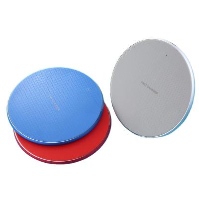 China Wholesale Custom High Speed ​​Premium Wireless Charger Round 10 Watt Wireless Fast Charging Pad For iPhone Charger for sale