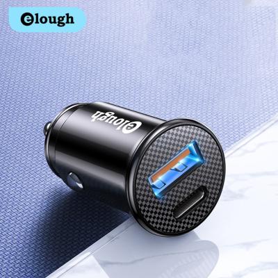 China Wholesale Easy-Carrying Type Car Charger PD3.0 + Quick QC3.0 Elough Fast Charging Mini C 18W 38W QC3.0 Dual 2 Ports Usb Car Phone Charger for sale