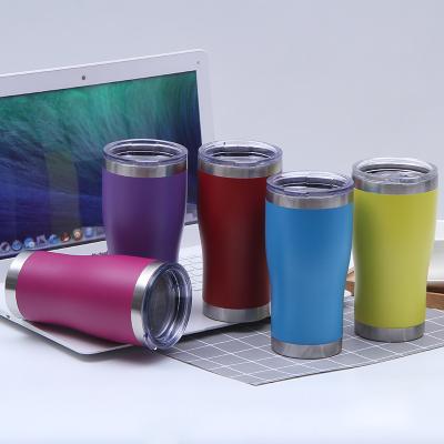 China Portable Type Ice Master Cup Vacuum Insulation Cup Sustainable Car Stainless Steel 20oz Double Size Mug for sale