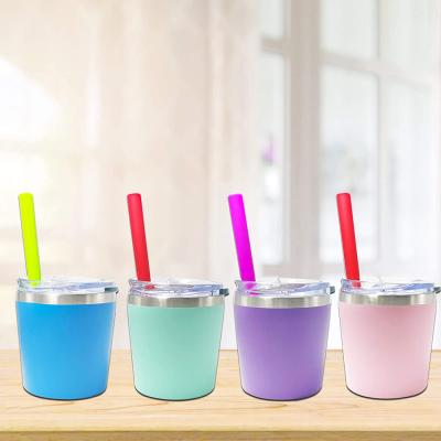 China Wholesale 8oz Disposable Vacuum Insulated 18/8 Stainless Steel Toddler Cups Tumbler For Kids for sale