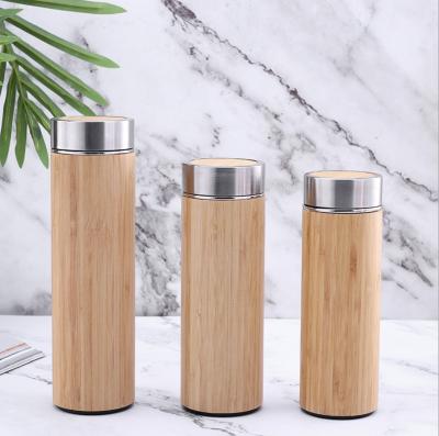 China Double Walled Eco-Friendly Traditional Stainless Steel Coffee Travel Mug Bamboo Mug for sale