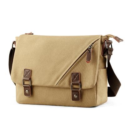 China 2022 new hot sale fashion large capacity casual multifunctional men's canvas shoulder bag travel messenger bag high quality for sale