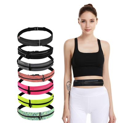 China Running Pocket Adjustable Fitness Waist Pack Water Proof Wholesale Sports Belt Pussy Pack Waist Bags for sale