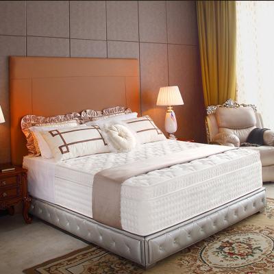 China Luxury Light Massage Furniture Latex Thick White Bedroom Mattress for sale