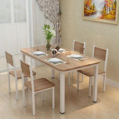 China New Small Apartment Steel-wood Foldable Multifunctional Dining Table And Chair for sale