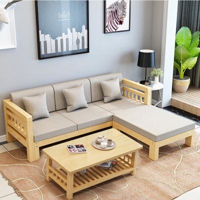 China New Design Fashion Items Sofa Bed Custom Color Floor Modern Sectional Wooden Home Living Room Sofa for sale