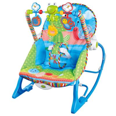 China Contemporary Newborn-to-Toddler Baby Plush Rocker Baby Bouncer Rocking Chair Baby for sale