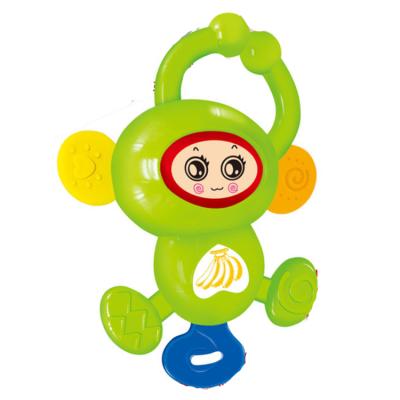 China Toy Cheap Plastic Baby Teething Musical Toy Baby Rattles, Educational Rattle Toy Set For Silicone Teething Babies for sale