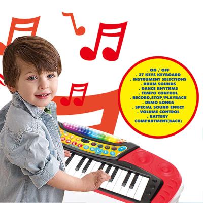 China Battery Operated Toy Hot Selling Children Learning Keyboards Music Electronic Piano With Microphone for sale