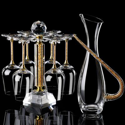 China High Quality Viable Hotsale Gift Whiskey Glass Wine Decanter Packing Set for sale