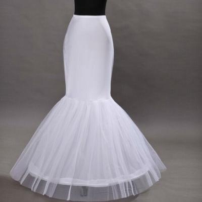 China Custom Design Hot Sale White Mermaid Wedding Petticoat Bridal Accessories WF937 for sale