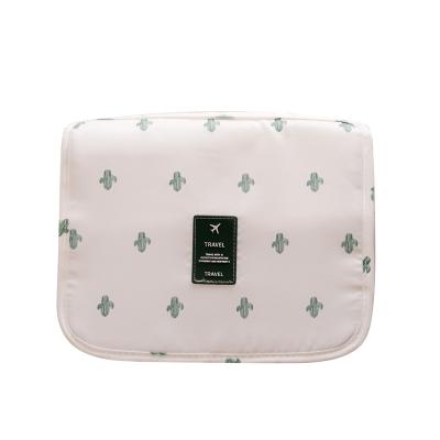 China Fashion 2020 Fashion Korea Travel Large Capacity Foldable Waterproof Portable Storage Cosmetic Wash Bag for sale