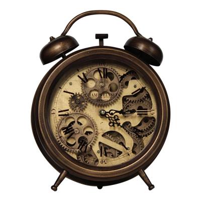 China High Quality Round Clock Antique Style Hot Selling Vintage Decorative Table Clock for sale