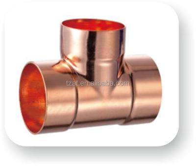 China VRV / VRF ASME B 16.22 Equal Air Conditioner Copper Tee for sale