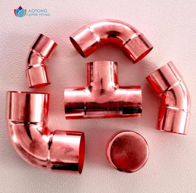 China VRV / VRF ASME B 16.22 Air Conditioner Refrigeration Copper Fittings for sale