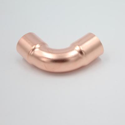 China VRV/VRF copper tube fitting 45 degree 90 degree elbow to plumb pipe for sale