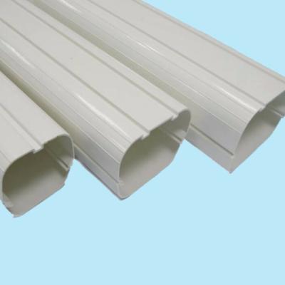 China Air Conditioner PIPE COVER HVAC Installation Accessories PVC Pipe Cover Duct for sale