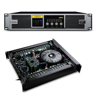 China Meeting Room Fedyco Class H XT10000TMK3 4*1000 Watt Four Channel Amplifier And Comparator for sale