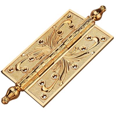 China EUROPEAN Cut Out 8 Inch European Style Brass Mute Big Size Full Size Thickened Door Hinge for sale