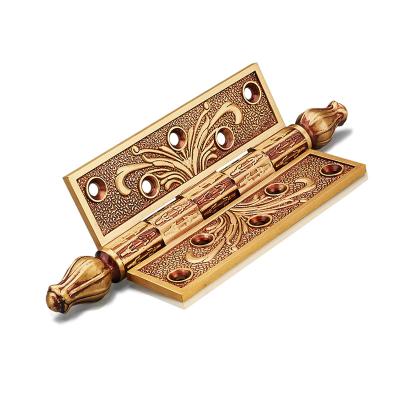 China European Style European Style Cut Out Silent Casement Full Brass Door Hinge Thickened Villa Door Hinge 5 Inch Folding Hinge Fold for sale