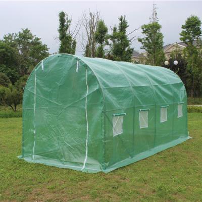 China Easily Assembled Factory Produced Agricultural Tunnel Greenhouse With High Quality Patio Yard for sale