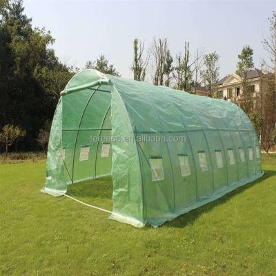 China Easily Assembled Green Pe Mesh Cloth Garden Green House Are Used For Growing Plants for sale