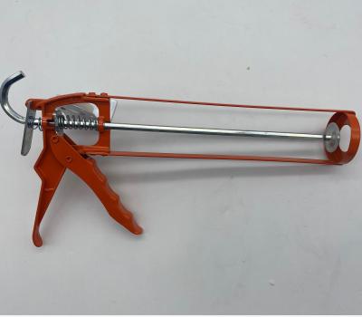 China Professional Red Color Aluminum alloy 9'' Silicone Sealant Caulking Gun for sale