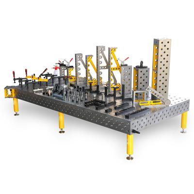 China Hotels China Professional Antirust Welding 3d Table Clamping System For Stage Frame Welding Fixture for sale