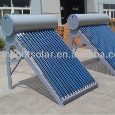 China Unpressurized Fluorocarbon Steel Passive Solar Water Heater Water Heater for sale