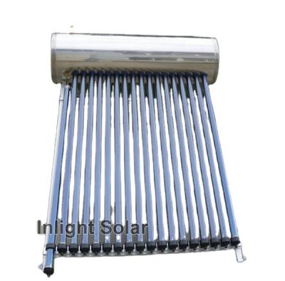 China Hotel heat pipe pressurized solar water heater termas solares termico 150L 200L 300L for sale