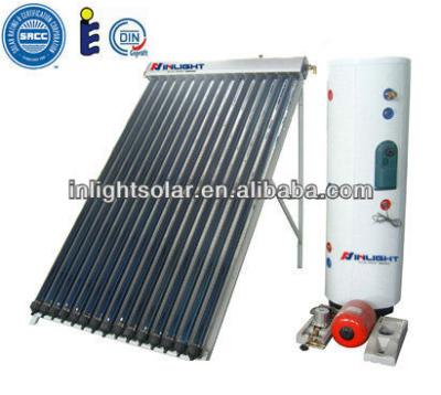 China Full Set Galvanized Steel Pressurized Solar Water Heating System For Family Use for sale