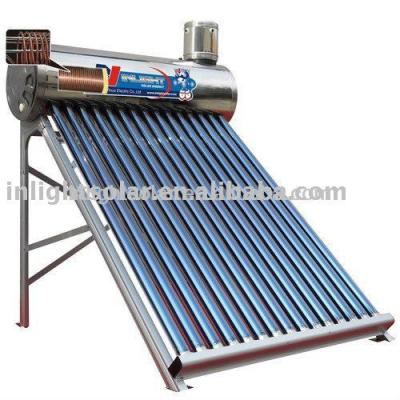 China Shower Integrated Pressurized Solar Water Heater With Copper Coil for sale