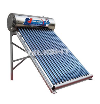 China Shower Copper Coil Pressurized Vacuum Tube Solar Water Heater for sale