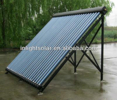 China Thermal 24 Vacuum Tubes Aluminum Alloy Solar Black Solar Power Panel SRCC Keymark Approved for sale