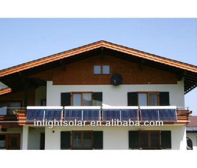 China Thermal 30 Pip Solar Balcony Fixed Heat Pipe Solar Collector Solar Panels for sale