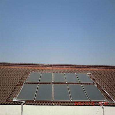 China Solar Water Heater Solar Thermal Water Heater Parts Flat Roof Solar Collector for sale