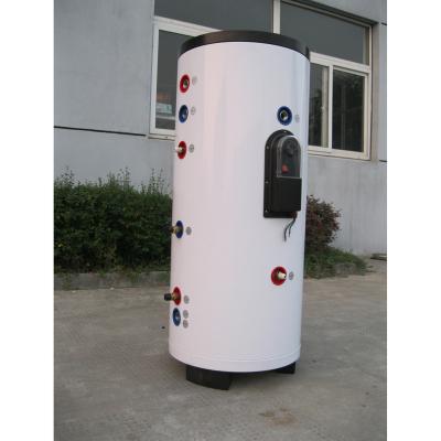 China Outdoor Galvanized Solar Pressure Water Tank With Copper Coil for sale