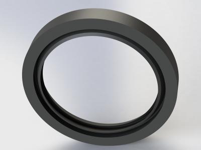 China Elastomeric Polymer Two Way Rod Seals For High Pressure Industrial Hydraulic Cylinders for sale