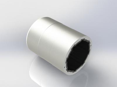 China Ceramic Material Radial Bearing for Elastomeric Polymer Turbine Guide Water Lubricating for sale