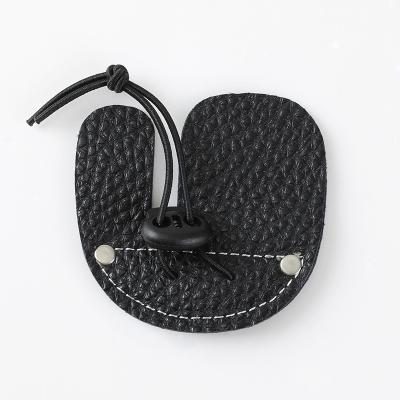 China Durable leather archery finger cradle accessories. Handmade finger protection cover for practice shooting speed and recurve archery for sale