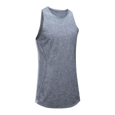 China Breathable Men's Tight Sleeveless Vest Sports Sleeveless T-shirt Sleeve Vest Gym Training Vest Loose Short T-Shirt for sale