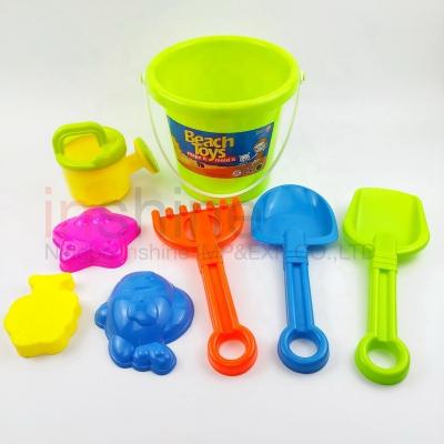 China High Quality Outdoor Playset 8pcs Children Kids Play Toys Summer Beach Bucket Toy Set for sale