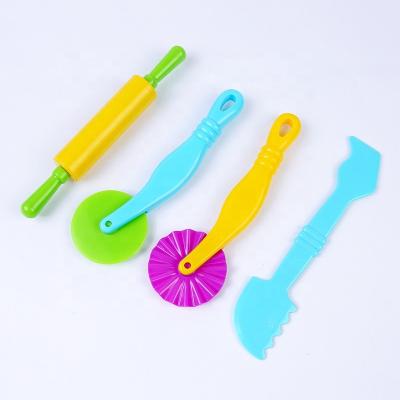 China Various Funny Plastic Molds Assorted Colors Toy Dough Tools for sale