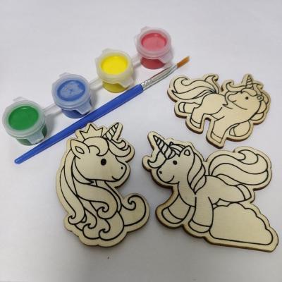 China China unicorn wood paint color arylic paint for kids for sale