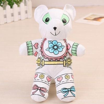 China DIY Washable Washable Toy Crafts Painting Plush Toy for sale