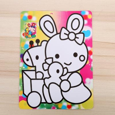 China Diy Painting 2021 New Creative Children's Craft Color Sand Sticker Art Set for sale