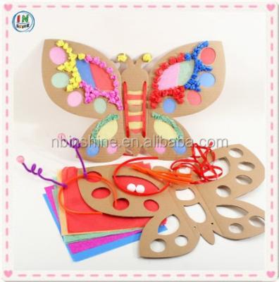 China China Kids DIY Cardboard Fairy, Party Decorative Wing, Paper Craft for sale